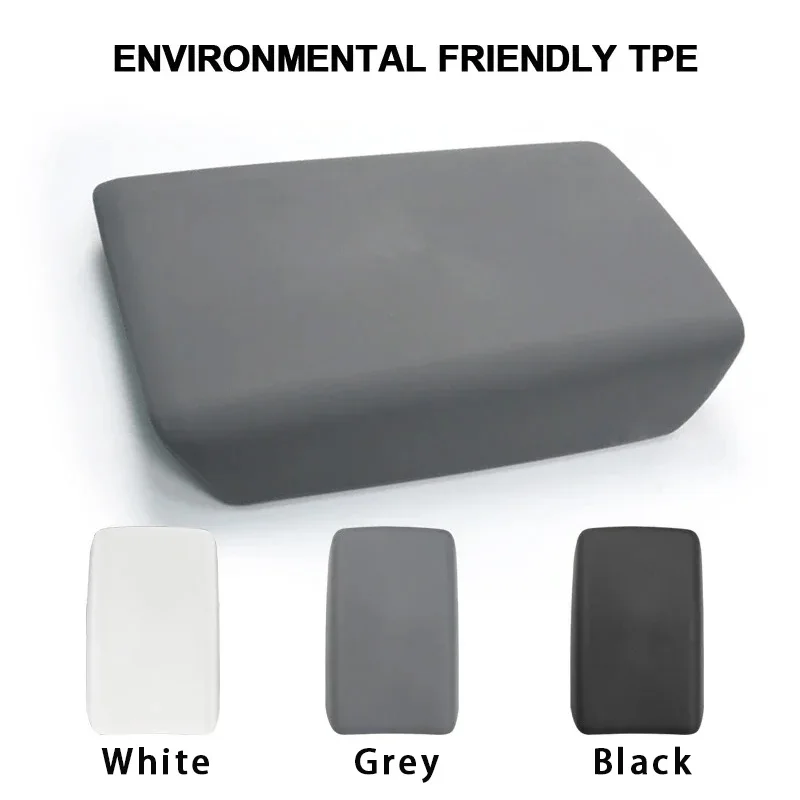 For Tesla Model Y Juniper 2025/Model 3 Highland Console Cover Armrest Box Cushion Cover TPE Center Non-slip Mat Panel Protector