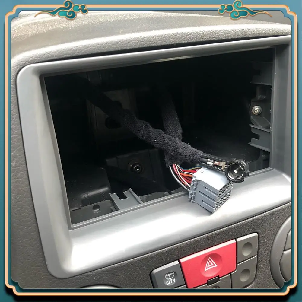 Latest 7 Inch 2 Din Car Stereo Radio Fascia Audio MP5 Installation Dash Adapter Frame Panel For 2003-2012 FIAT PANDA