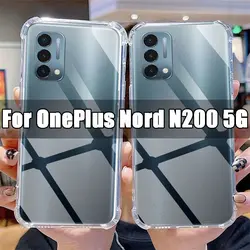 Clear Phone Case for OnePlus Nord N200 5G TPU Transparent Case OnePlus N 200 6.49