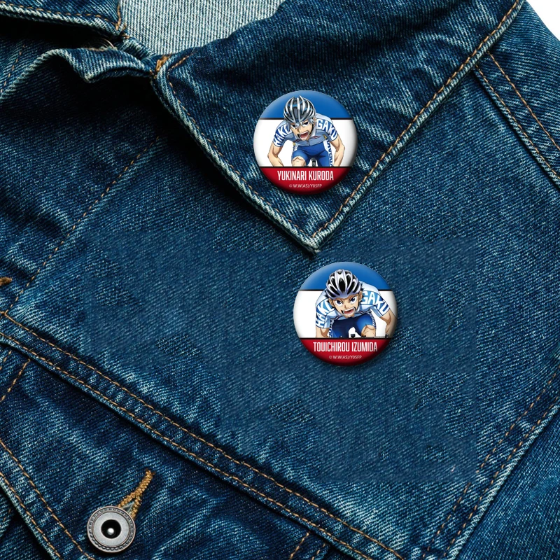 Yowamushi Pedal Badge Manami Imaizumi Onoda Brooch Anime Cycling Collectible Enamel Pin for Bag Hat Decor Teen Anime Lovers Gift