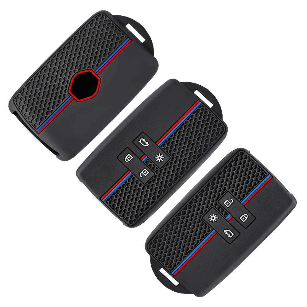 

2025 Silicone For Renault Captur Koleos Kadjar Arkana Megane Dacia Duster Sandero Stepway Smart Car Key Cover Fob Case