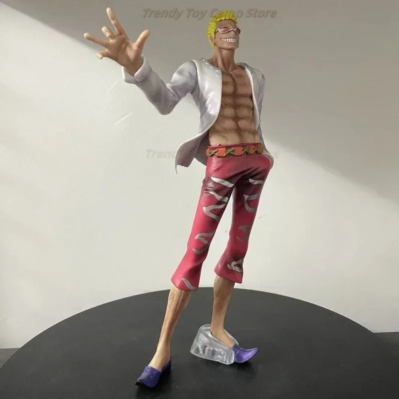 

29 см мультяшный дикий персонаж C2 Donquixote Doflamingo Oka Seven-foot Kay, модель экшн-персонажа, коллекция ПВХ, статуя, игрушка в подарок