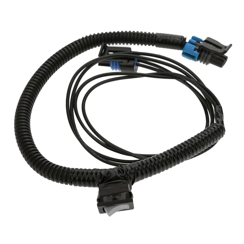Gtinthebox 1PC 5-ft Car Under Hood Light Male & Female Ends Wire Harness w/ Manual Control Switch For Corvette C5 1997-2004