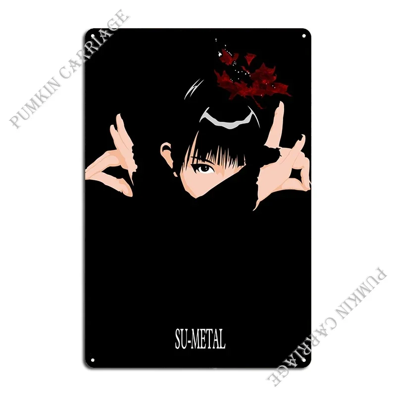 Su-Metal ~ Babymetal Metal Sign Retro Customized Designing Bar Cave Wall Decor Tin Sign Poster