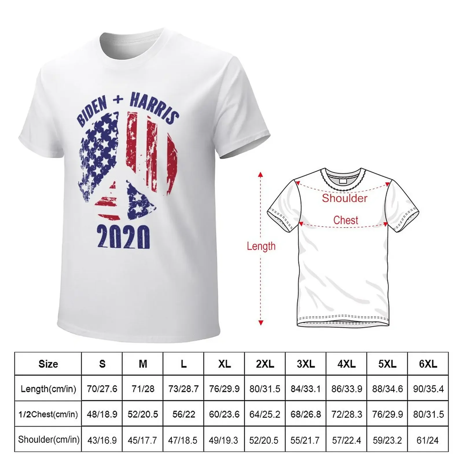 Biden Harris 2020 T-Shirt quick-drying tees men clothes