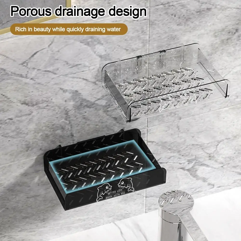 Storage Holder Stand Tray Soap Dish Useful Fashion Durable Storage Rack Soap Box Bathroom Kitchen Sink Organizer