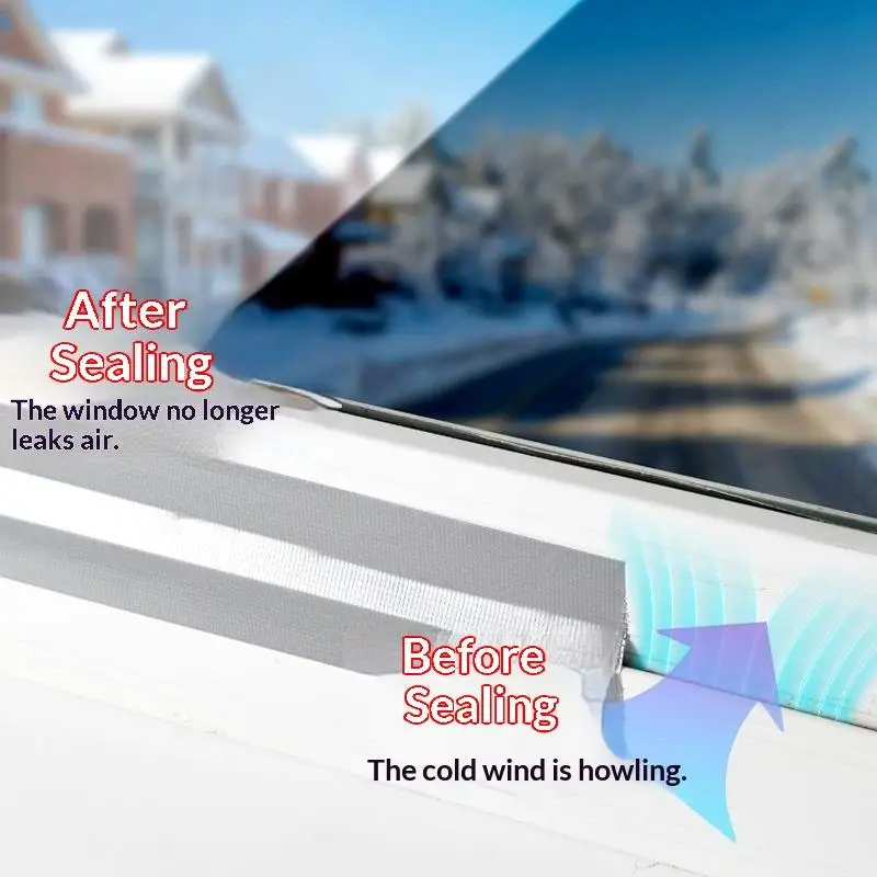 (Window Sealing Tape Waterproof Leak Proof High Viscosity Leaves No Residue Thickened Tape With Super Strong Adhesion)