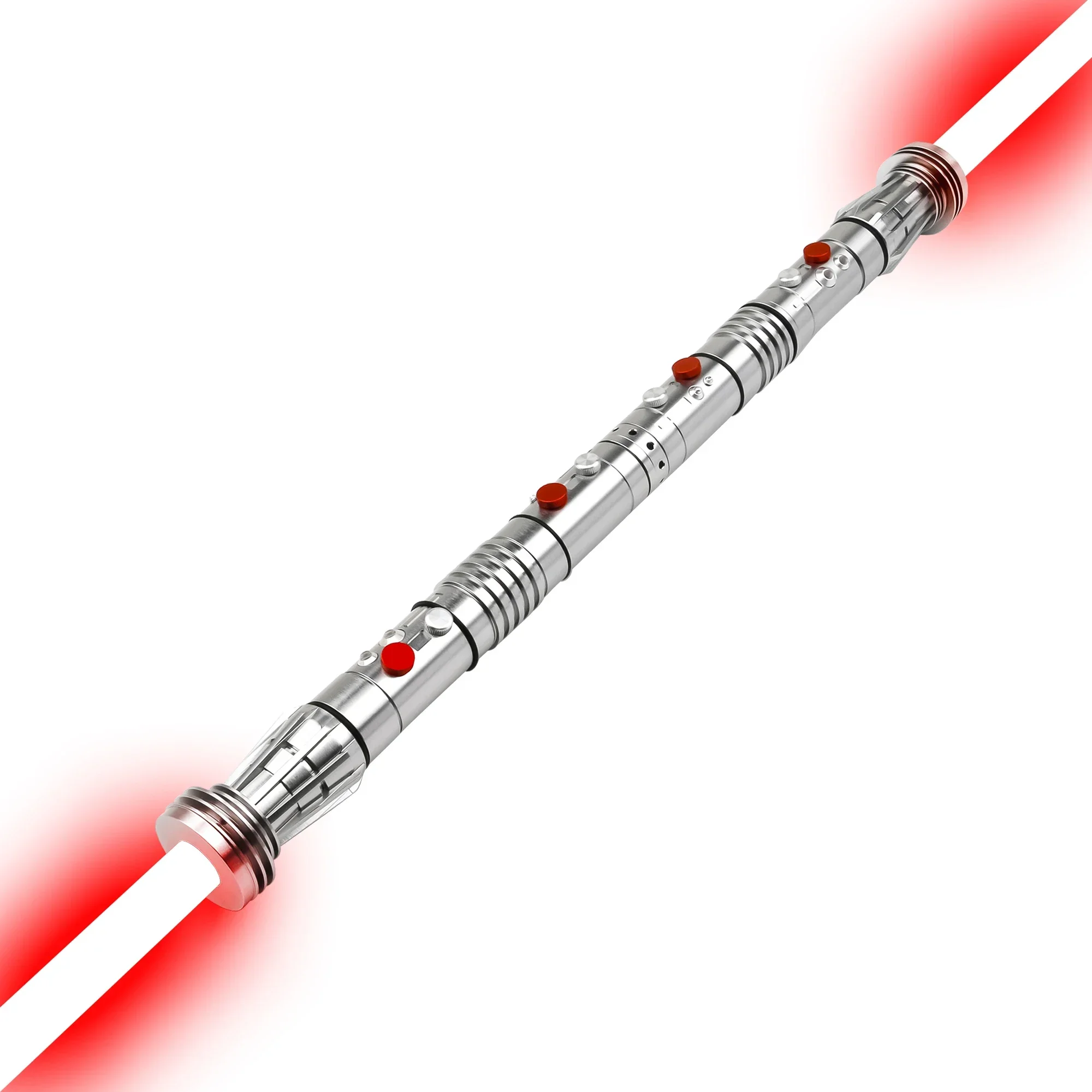 txqsaber Darth Maul  lightsaber Smooth neo Swing Double saber Handle+82cm Blade with Metal Hilt Heavy Dueling light up toys