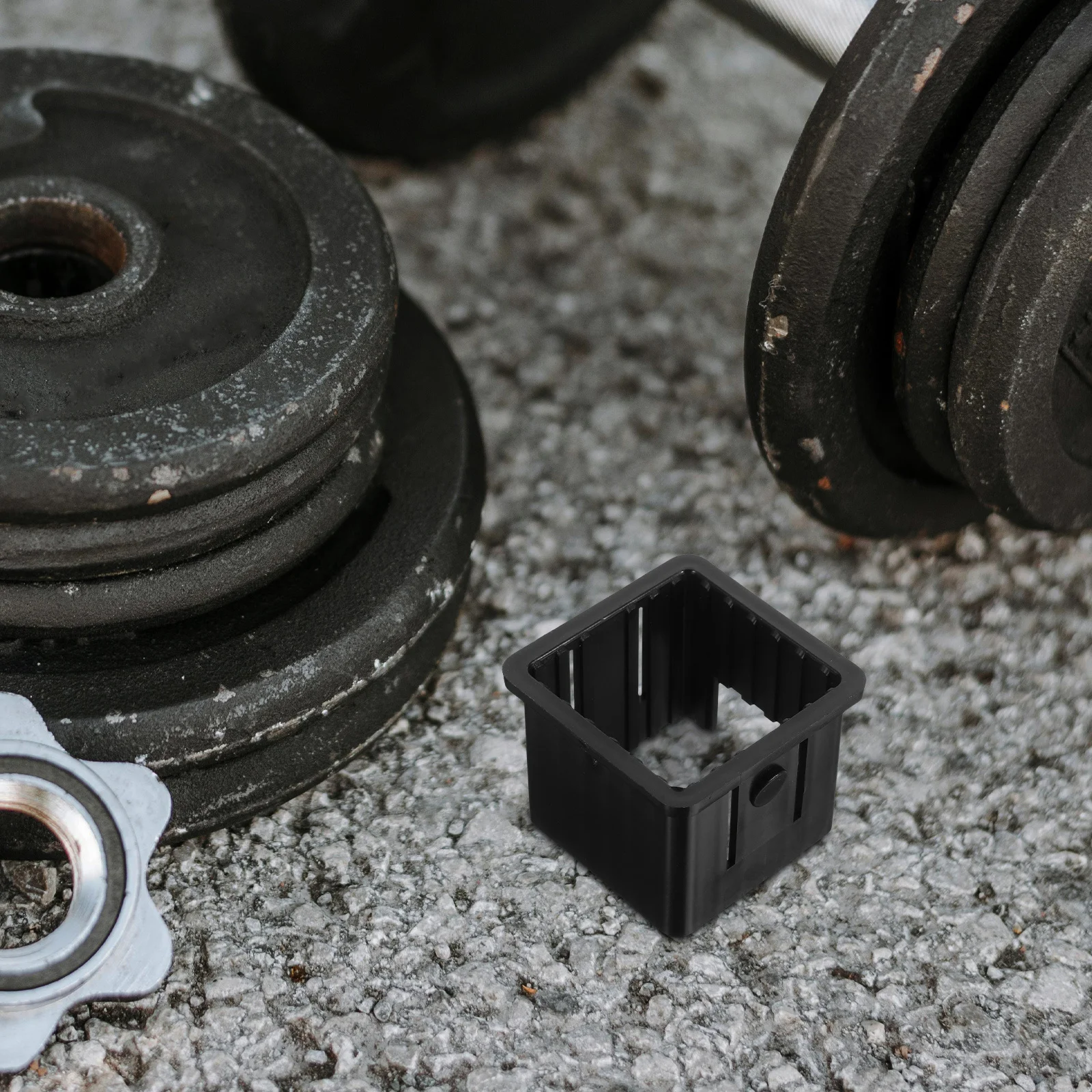 

4 pcs Hollow Bushing Sleeve 50Mm To 40Mm Square Tube Adapter For Fitness Equipment Sliding Isolation Sleeve Pipe Bushing