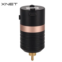 Xnet Wireless Tattoo Power Supply RCA interface, With LCD Digital Display Capacity 2000mAh Tattoo Machine Battery