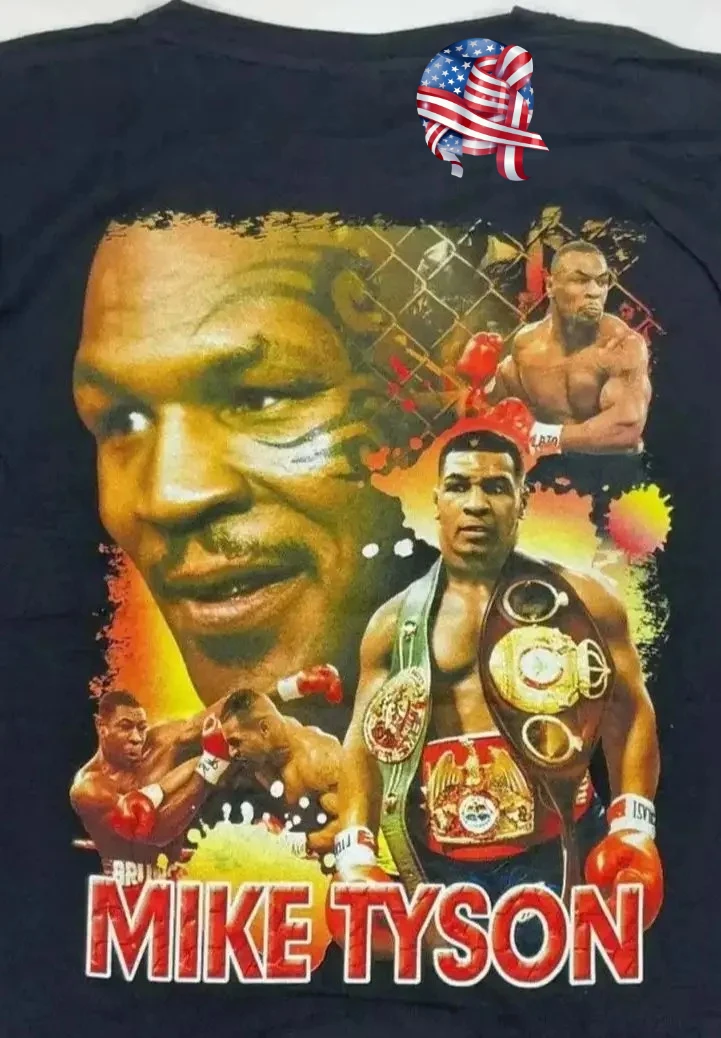 Boxer Mike Tyson Memorializes Boxing Fans Gift T-Shirt 100% Cotton O-Neck Short Sleeve Summer Casual Mens T-shirt Streetwear