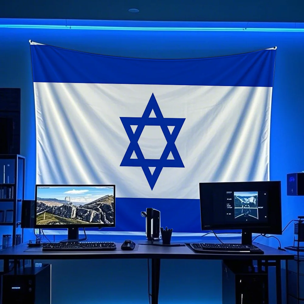 

Israel Flag Flag Tapestry Funny Banner For College Dorm Room Bedroom Outdoor Living Room Wall Art Decor Party