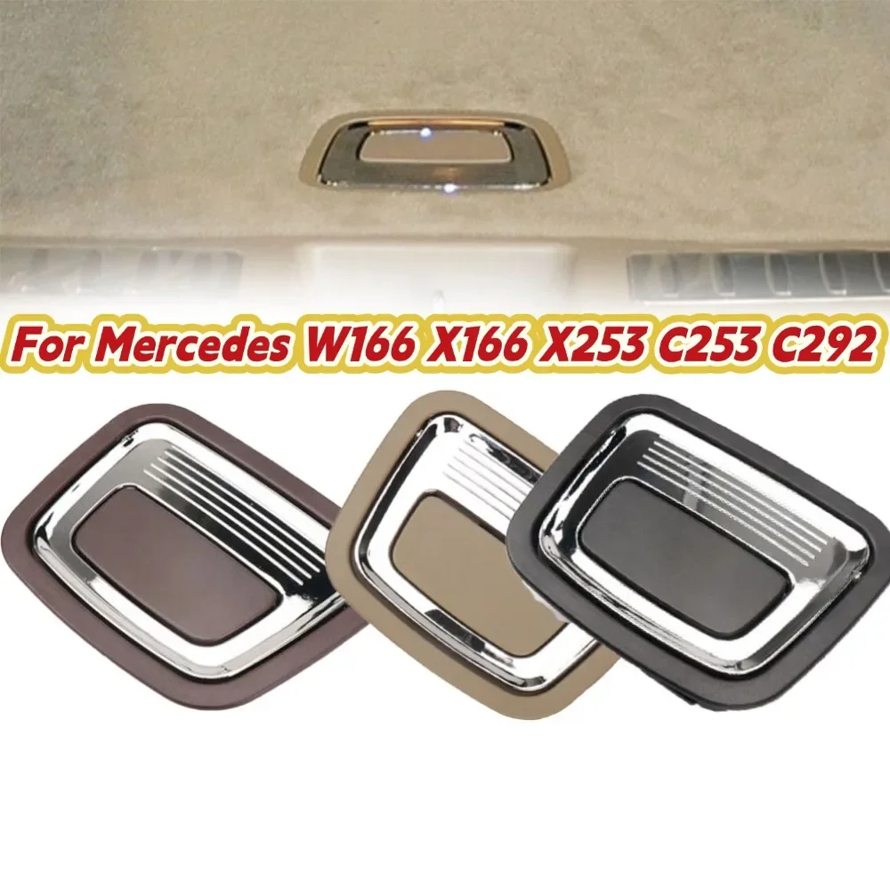 

Задний багажник автомобиля, коврик для багажа, напольный ковер, ручка, защелка, кнопка для Mercedes W166 ML для X166 GL для X253 C253 для GLC для купа