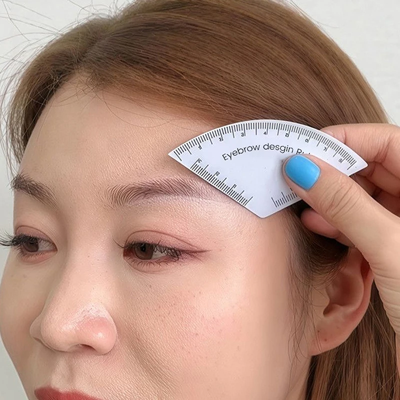 【Fast Drawing Eyebrow Design Ruler Reusable Microblading Mapping Shaping Permanent Makeup Drawing Guide Ruler Supplies】