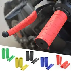 Universal Motorcycle Handlebar Grip Brake Clutches Lever Cover Protector Soft Rubber Bar Brake Handle Silicone Sleeve