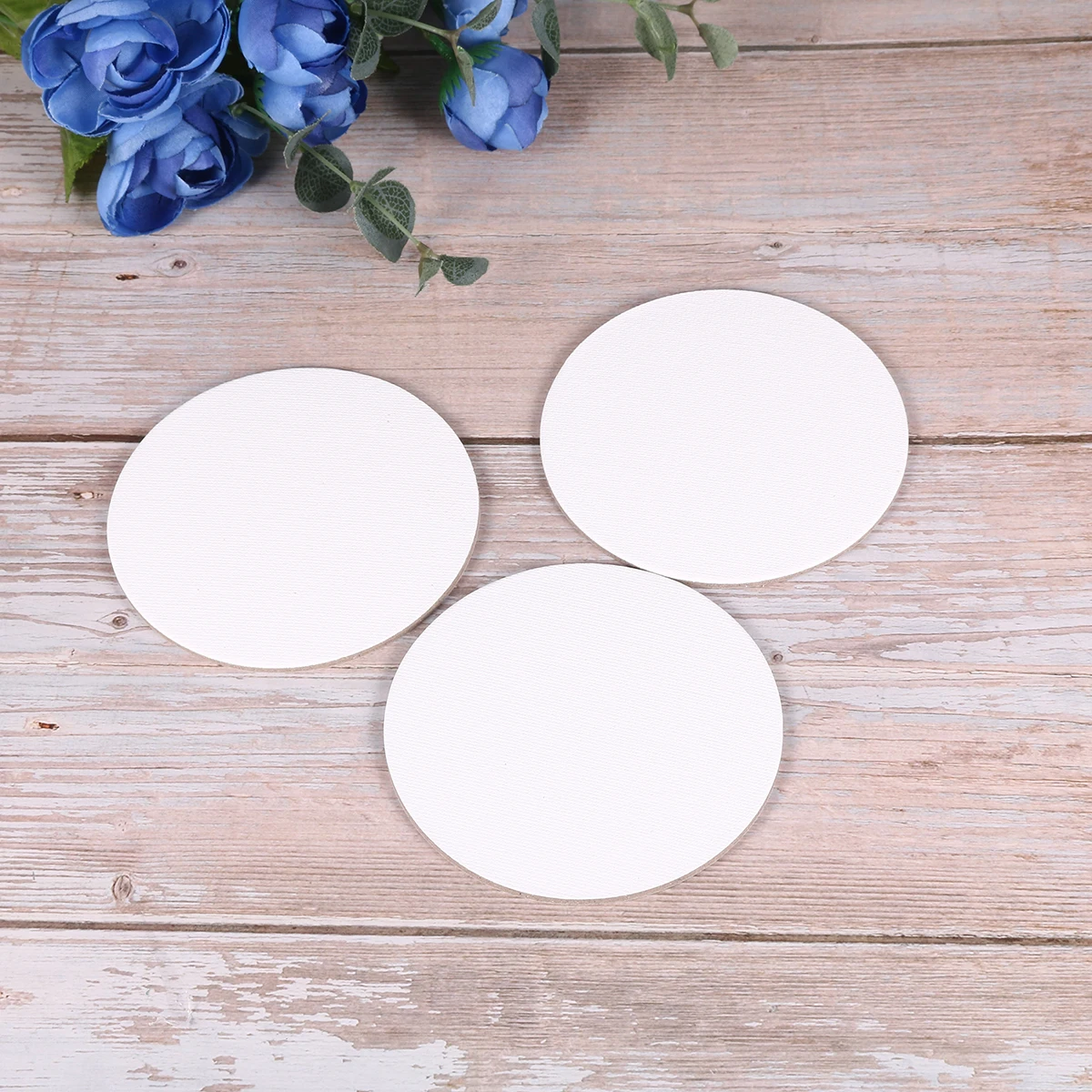 

8pcs 10Cm Round Canvas Panels Oil Acrylic Painting High Canvas Boards Durable Sketchpad For Diy Hobbyists Students