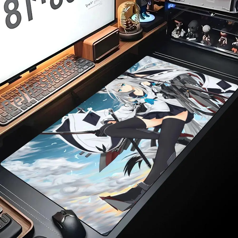 Azur Lane Hindenburg New Jersey Musashi Shinano Noshiro Agir Unzen Kearsarge XXL Large Mousepad Keyboard Pad Mouse Pad