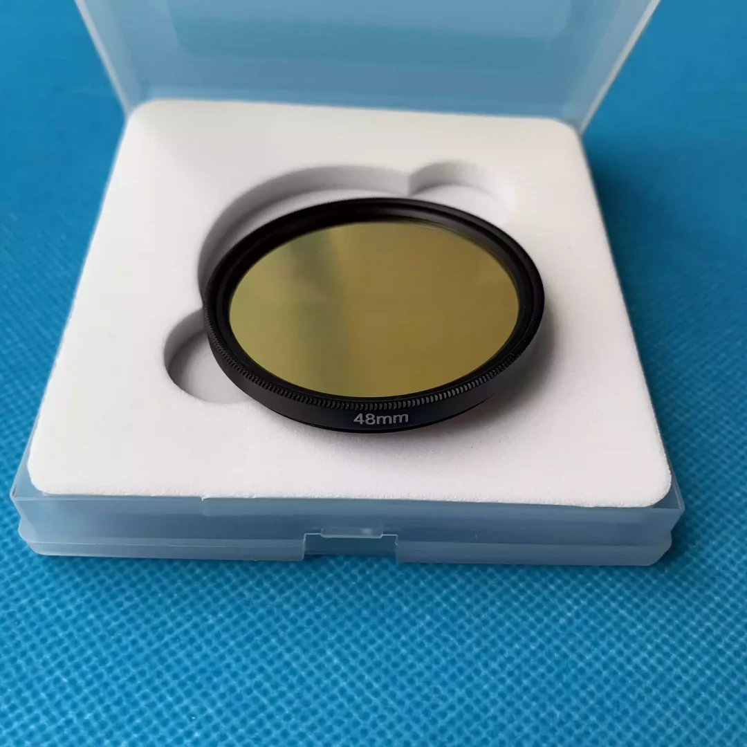 2'' 48mm SHO Deep-Space Filters H-Alpha 656.3nm SII 671.6nm OIII 500.7nm Filter for Astronomical Photography Nebula Shooting
