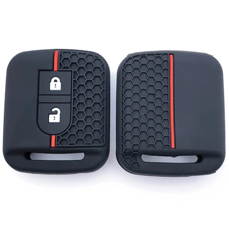 Silicone Car Key Case Fob Rubber Cover for Nissan Micra K12 Note Navara Qashqai J10 Primera Almera Sunny X-Trail Accessories