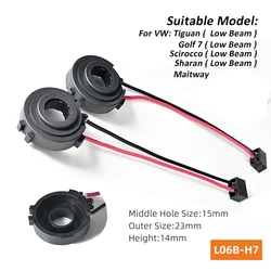 h7 Adapter L06B for installation of LED lamps in Tiguan,Golf 7,Sciroco,Sharan,Maitway,2 pcs