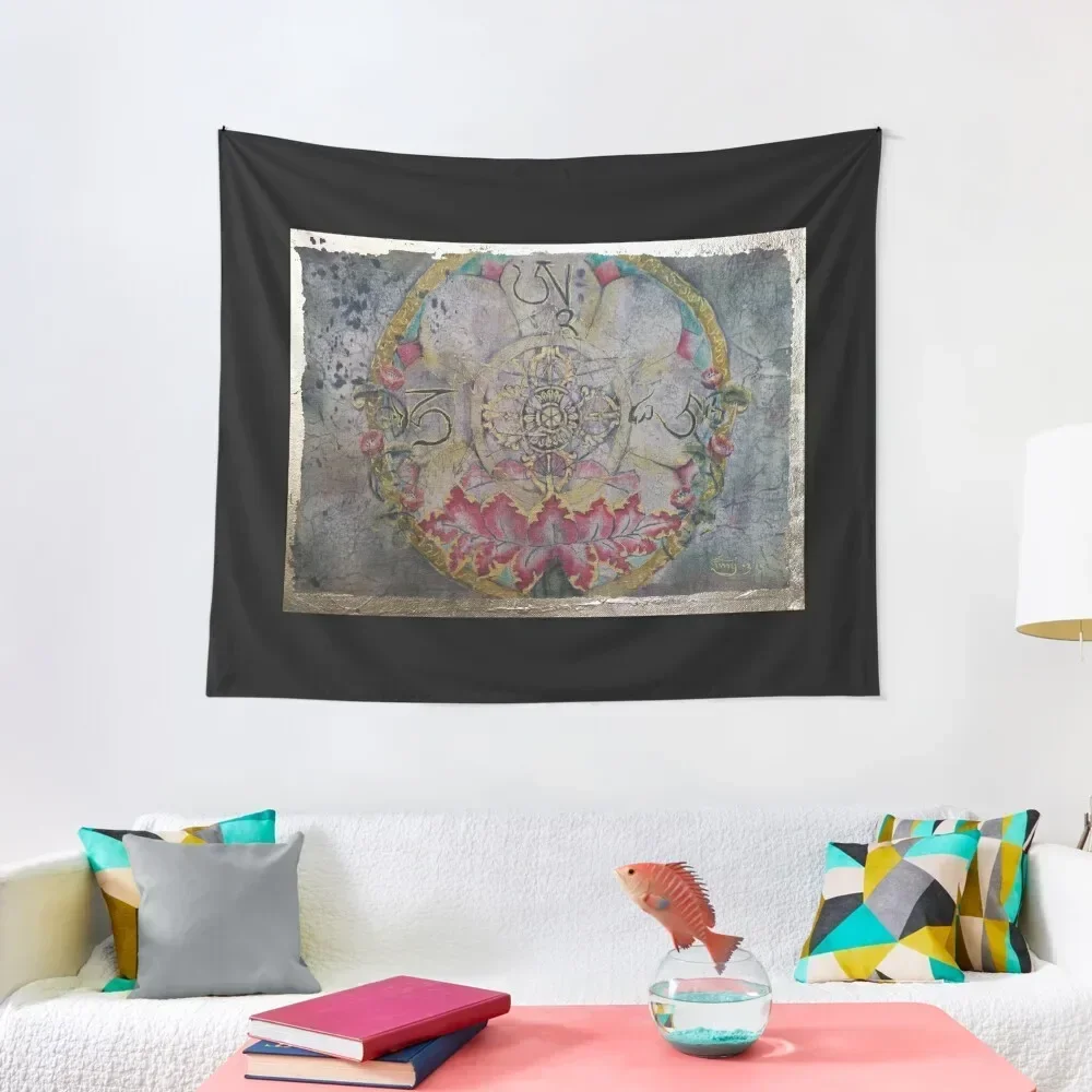 

OM.AH.HUM Tapestry Room Decorations Aesthetic Decoration Room Tapestry