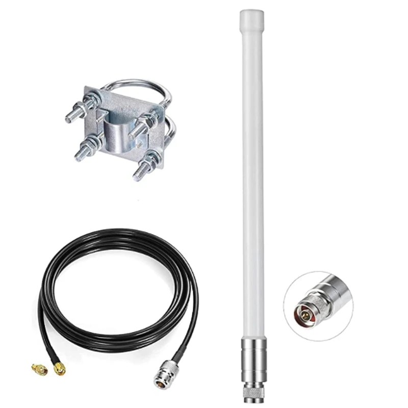 

Weatherproof 868Mhz Lora Gateway 8Dbi Antenna 858Mhz-878Mhz Omni-Directional Glass Fiber Lorawan Antenna