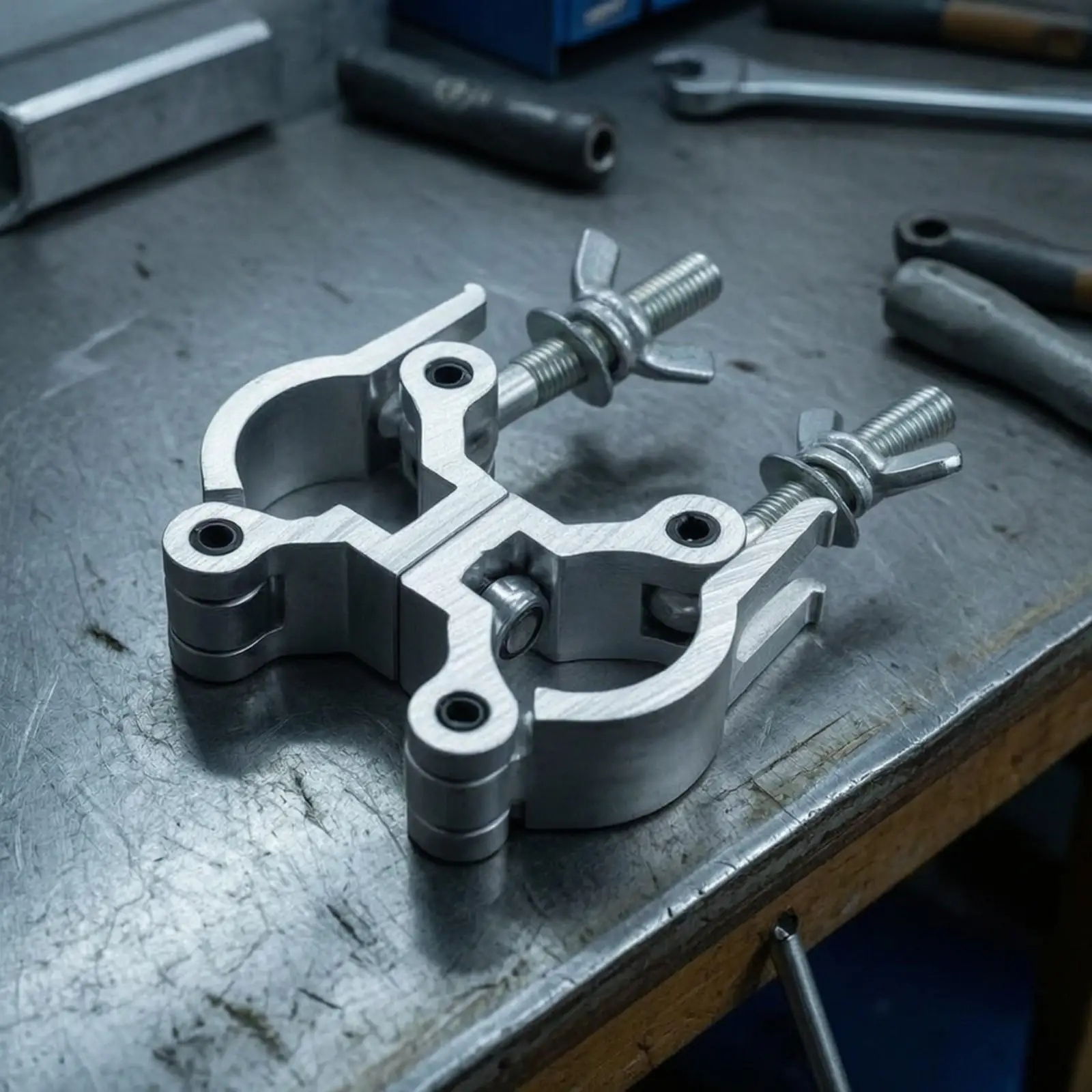 Versatile Bicycle Rack Mounting Bracket Twin Clamp for Tubular Bars Outdoor Equipment Organizer