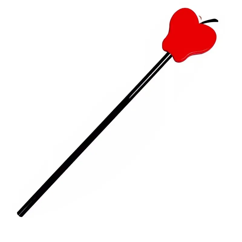 Anime Hazbin Lucifer Morningstar Hotel 90CM 3D Pvc Cane Props Apple Stick Detachable Weapon Halloween Carnival Accessories Sets