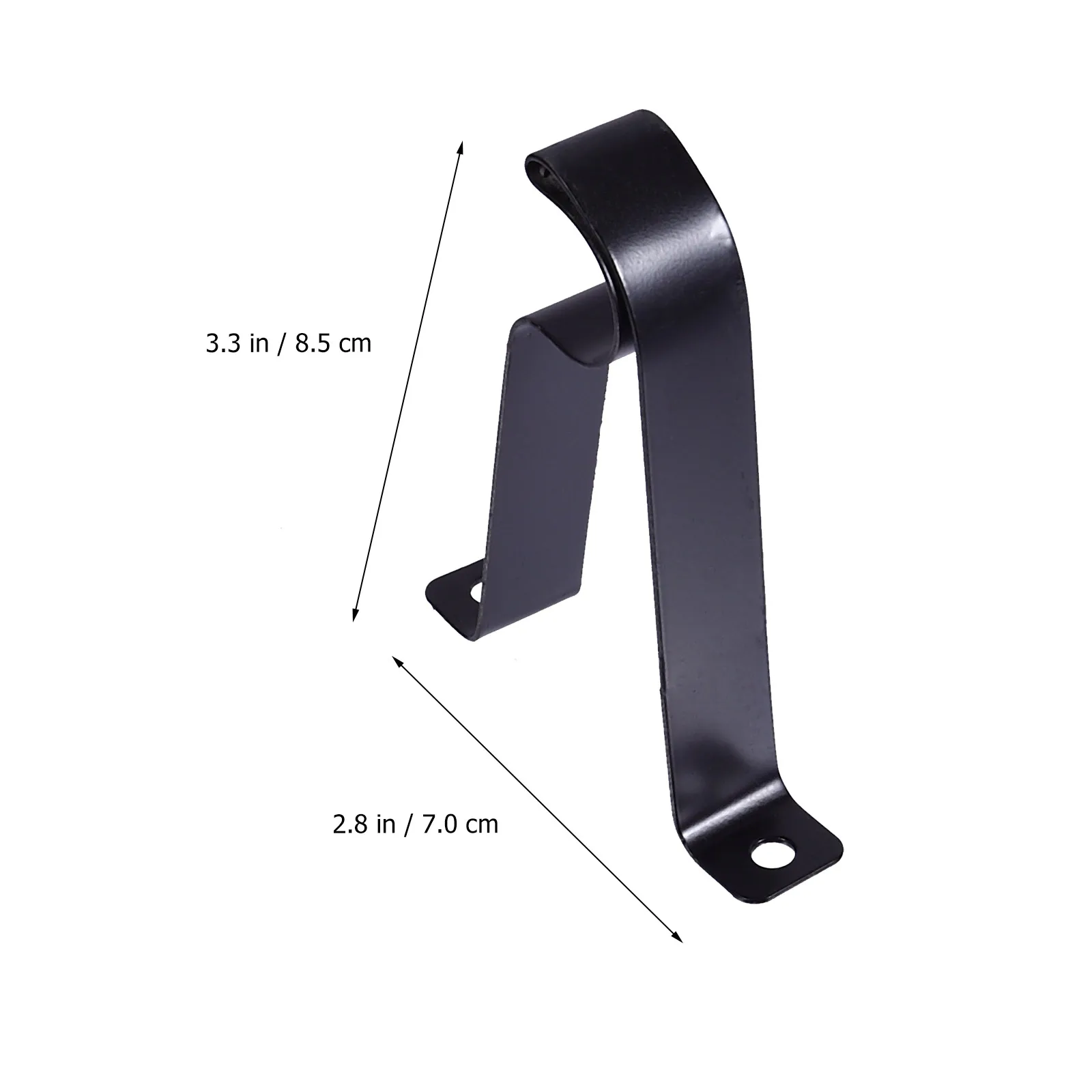 

3pcs Curtain Rod Bracket R-Type 19Mm Thickened Steel Smooth Finish Corrosion Resistant Home Office Hotel Window Dressing