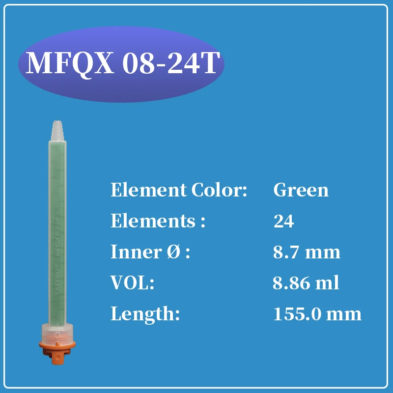 Mischer MFQX 08-24T Zweikomponenten-Statikmischer 50St