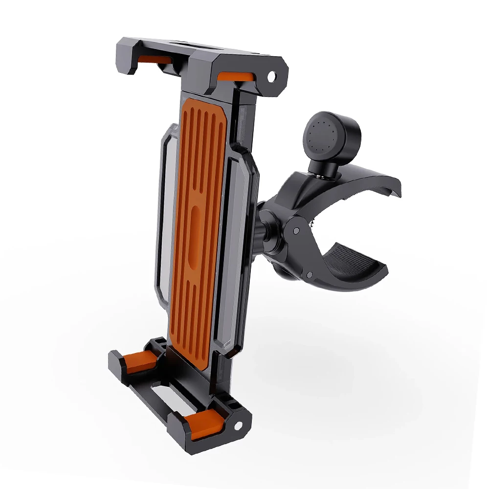 

7-14 inch Tablet Holder Mount, Spin Bike Phone Pad Holder Stand Universal Exercise Bike Handlebar Mount For Treadmill Ipad Pro
