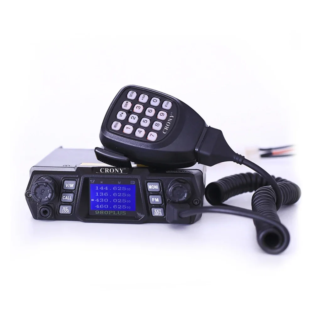 FOR 100W High Power CB Radio Vhf Uhf Dual Band Vehicle Mount 2 Way Radio Fm Radio Transmitter Car Walkie Talkie CN-980PLUS