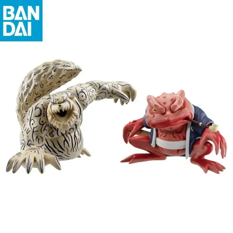

In Stock Original Genuine BANDAI NAMCO BANPRESTO NARUTO Shippuden GamaBunta and SHUKAKU Collector Figurine Toys model gift