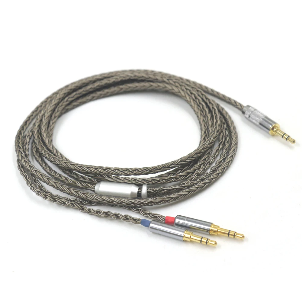 16 Cores 4 pin Xlr 4.4 2.5mm Headphone Earphone Cable For Dual 3.5 Hifiman Ananda sundara HE1000se HE6se he400 Z7M2