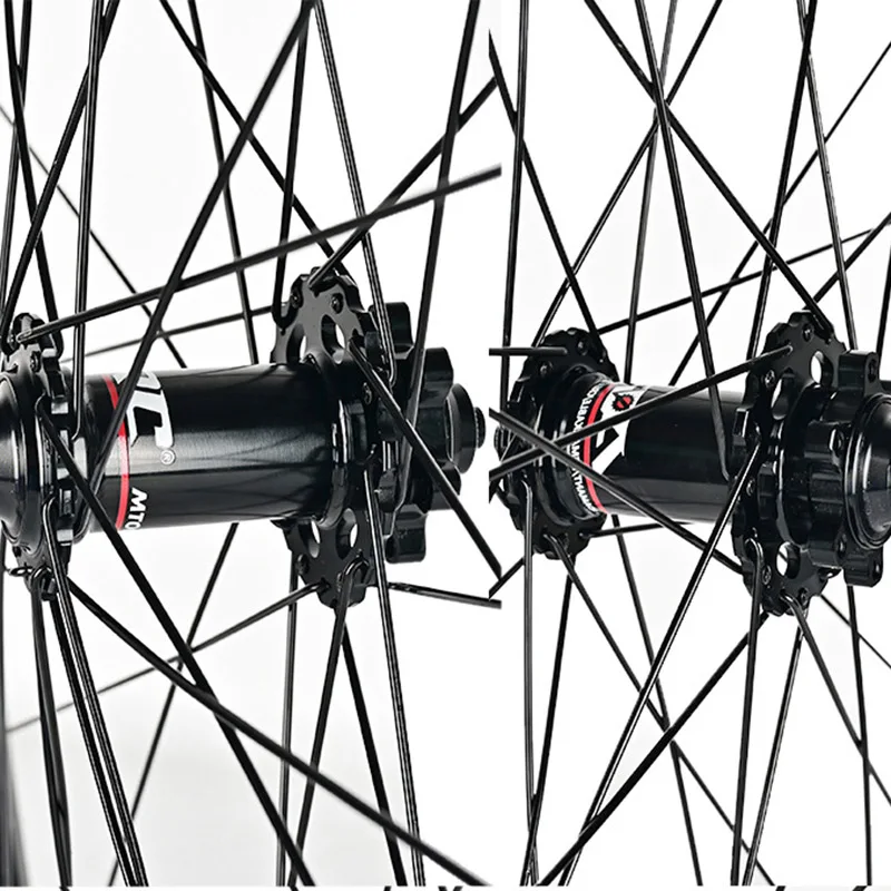 Ultralight MTB Mountain Bike Wheelset 26/27.5/29 inchs Thru QR Hub Sunringle TR25/27 Tubeless ready Rim 8 9 10 11 Speed Wheels