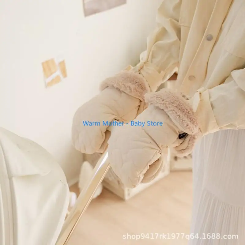 

Warm & Windproof Hand Gloves & Insulated Hand Protectors for Baby Strollers 57QE