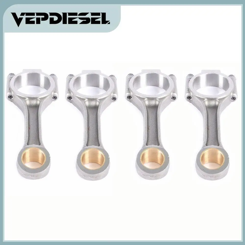 

Комплект шатунов из 4 шт. 038105401J подходит для VW Amarok Passat AUDI A4 A5 Q5 2.0TDI, запасные части для двигателя автомобиля, аксессуары