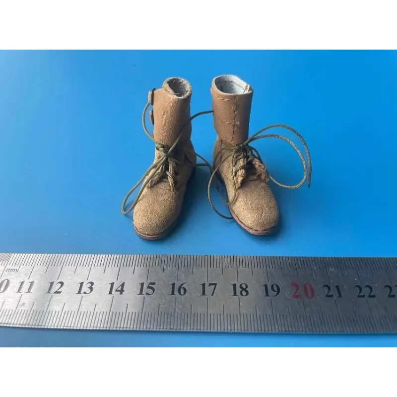 1/6 Scale Male Combat Boots WWII US Army M35 Lace Up Hollow Soldier Shoes Model Toy for 12inch Action Figures Body Accessories