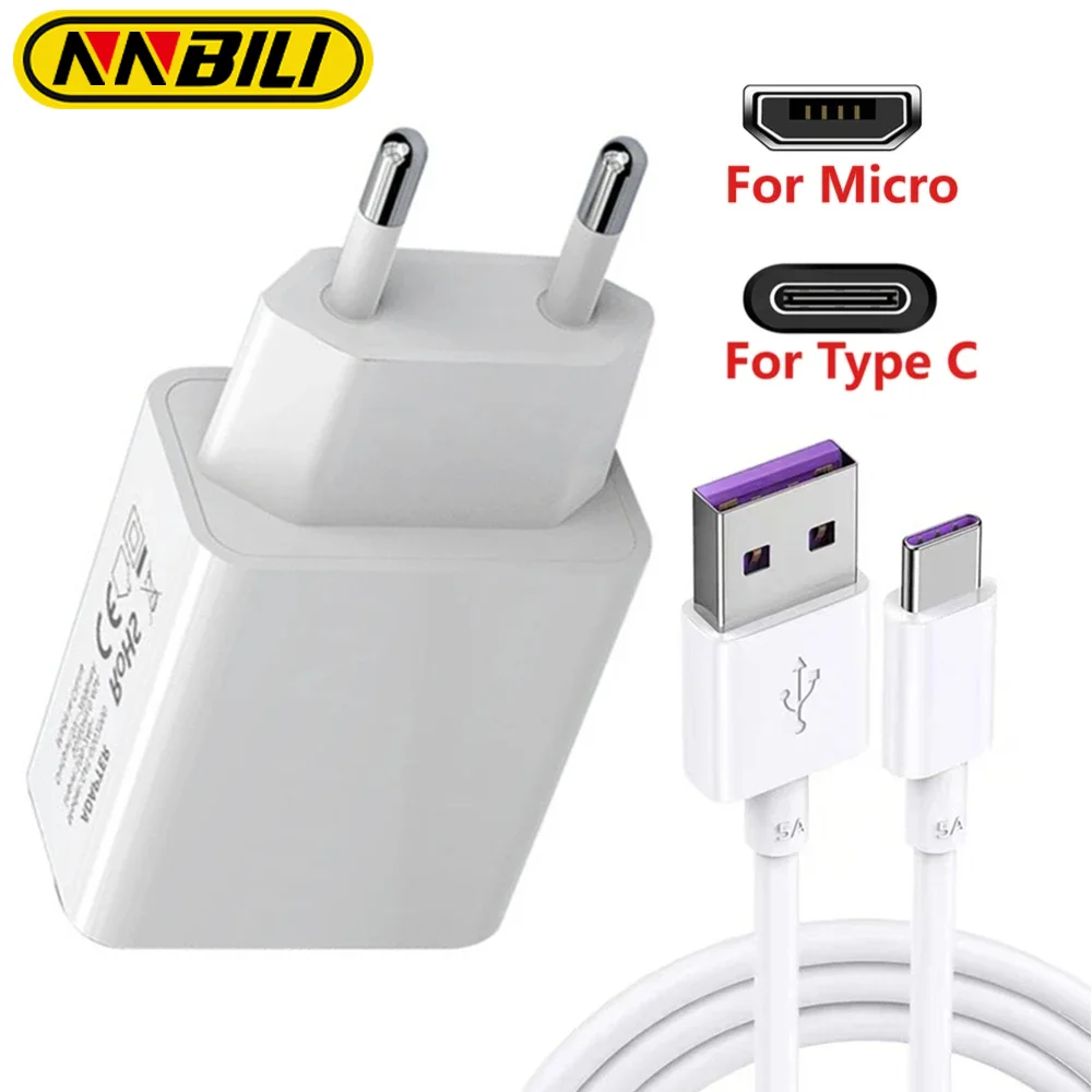 NNBILI Fast Charger for Huawei Y6 2019 Priem 2019 honor 8X 9X 10i 8C 10 V20 View 20 Honor 7C Y7 prime 2018 Type-C Usb Cable