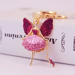 New Angel Girl Car Keychain Fashion Classic Women Bag Accessories Metal Keychain K5120
