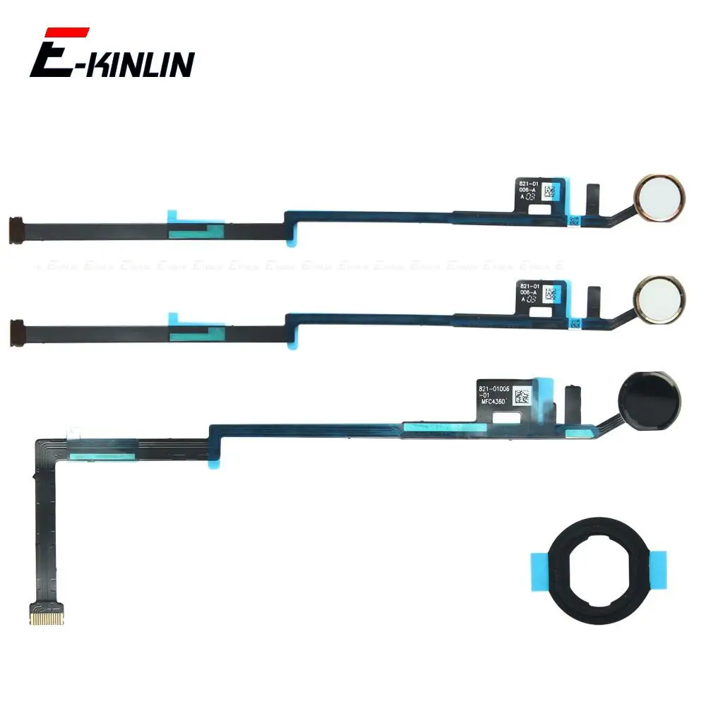 Touch ID Fingerprint Connector Scanner Sensor Home Return Key Menu Button Flex Cable For iPad 5 6 7 8 9 9.7 10.2 inch