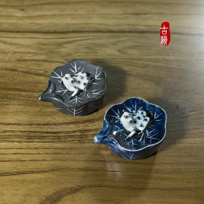 Ceramic Water Dropper for Ink Stone - Chinese Calligraphy Water Dispenser, Handmade Ink Grinding Tool, Traditional Sumi Supplies