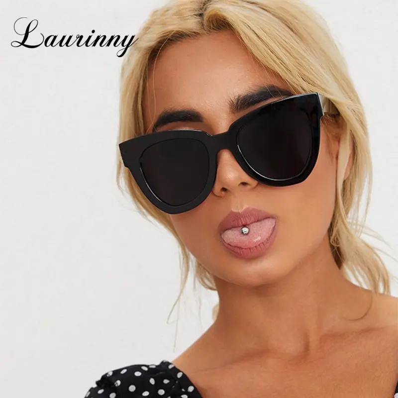 

LAURINNY Retro Cat Eye Sunglasses Women Luxury Sun Glasses Female UV400 Shades Vintage Eyewear Outdoor Sun Protection Eyewear