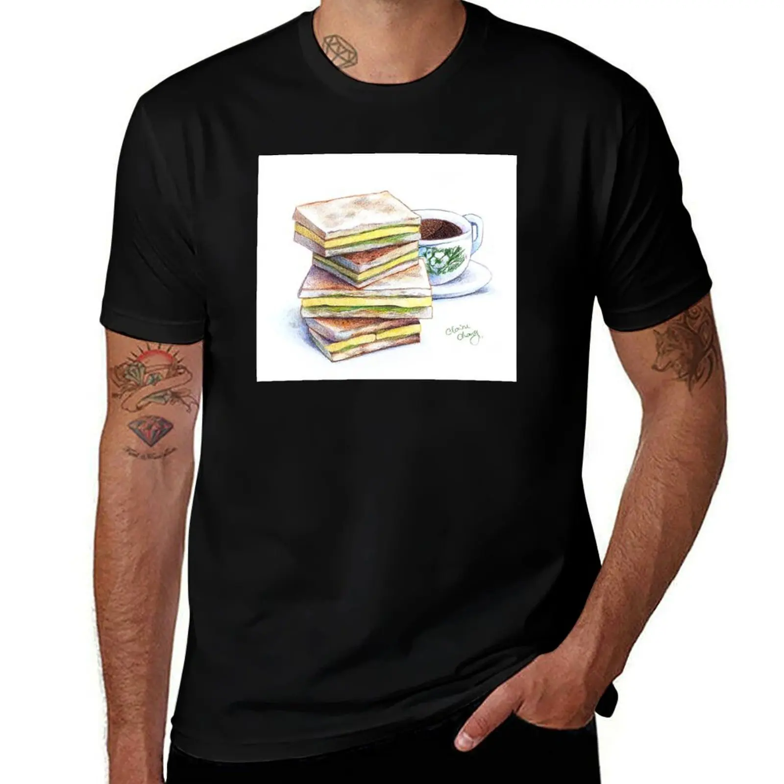 Kaya Toast with white background T-Shirt Lightweight Casual Summer T-Shirt