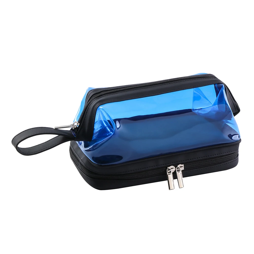 

Bag Organizer Pouch TPU Travel Toiletry Bag PU Travel Accessories Waterproof Mesh Storage Accessories