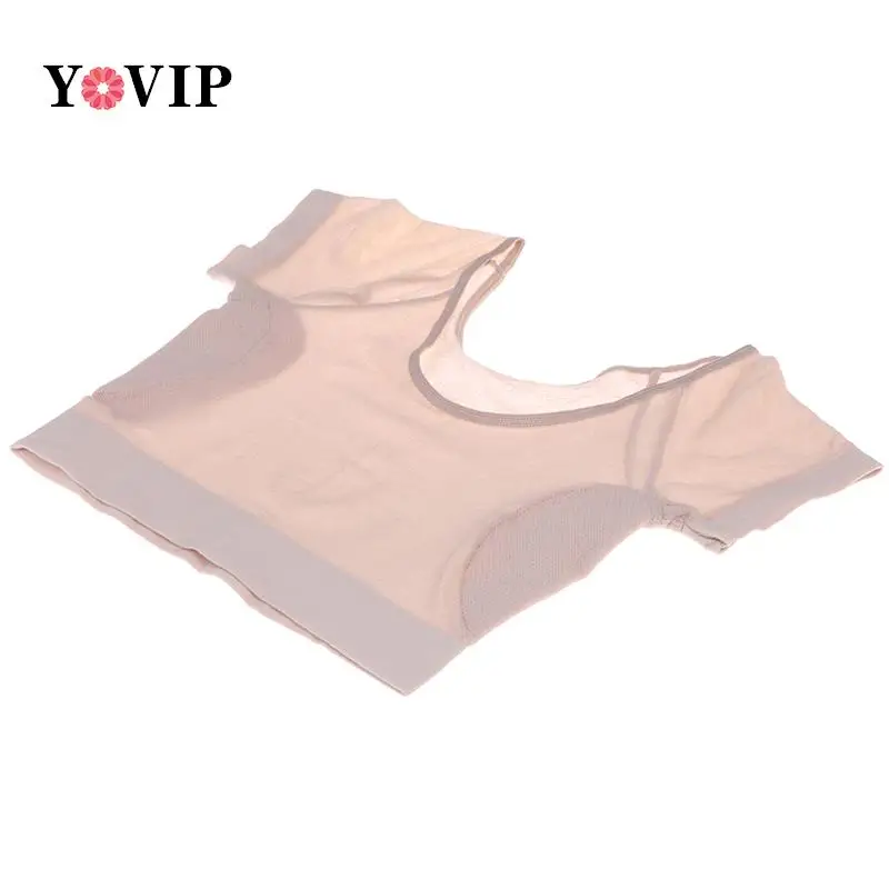 1pc T-shirt Shape Sweat Pads Washable Underarm Armpit Sweat Pads Reusable Perfume Absorbing Guards Desodorante ultrathin