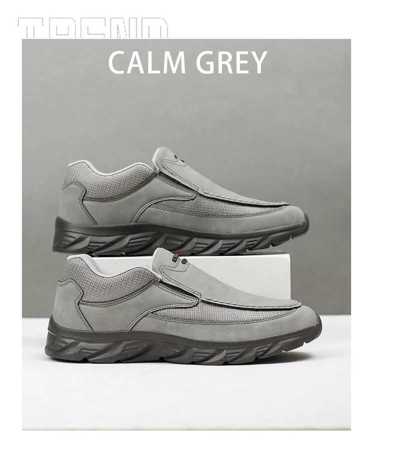 Männer Turnschuhe Licht Faulenzer Slip auf Casual Schuhe für Männer Bequeme Luxus Marke Männlichen Business Schuh Fahren Schuhe – Detail 4