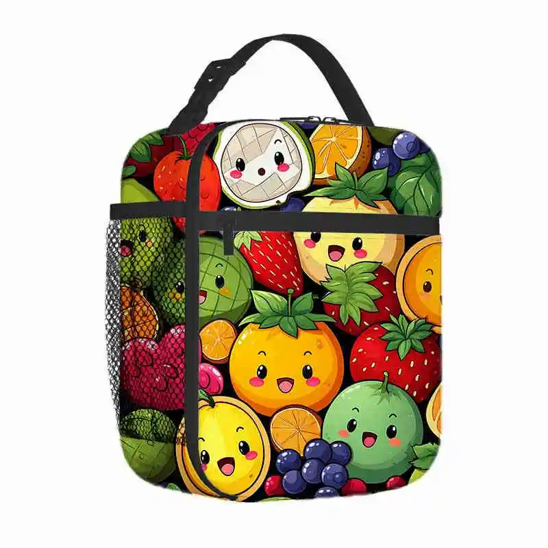 

Cute Fruit breakfast kawaii food men and womens Meal Kits Children's handbag for boy girl Child