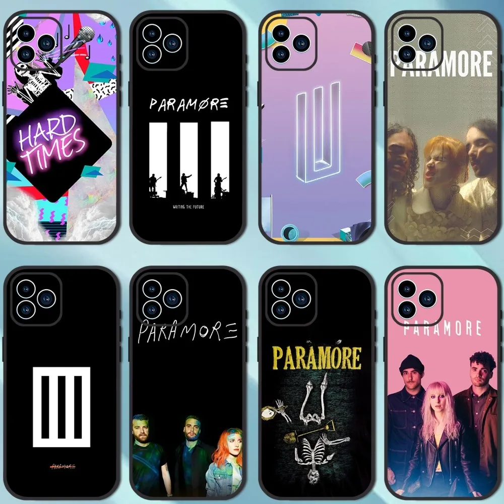 Band P-Paramore Phone Case For iPhone 13 12 11 14 15 Pro XS Max XR X 8 7 6S 6 Plus SE 2020 Soft Back case