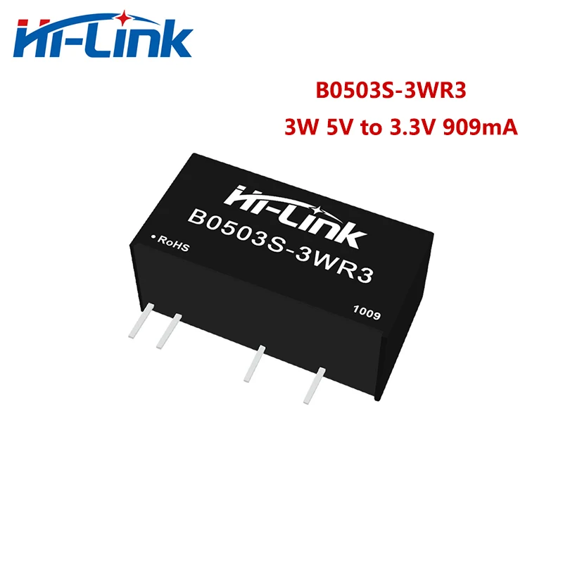 Imagem -05 - Hi-link-módulo de Alimentação de Tamanho Pequeno dc 3w 5v a 3.3v 5v 9v 12v 15v 24v dc sem Alimentação 10 Unidades Lote